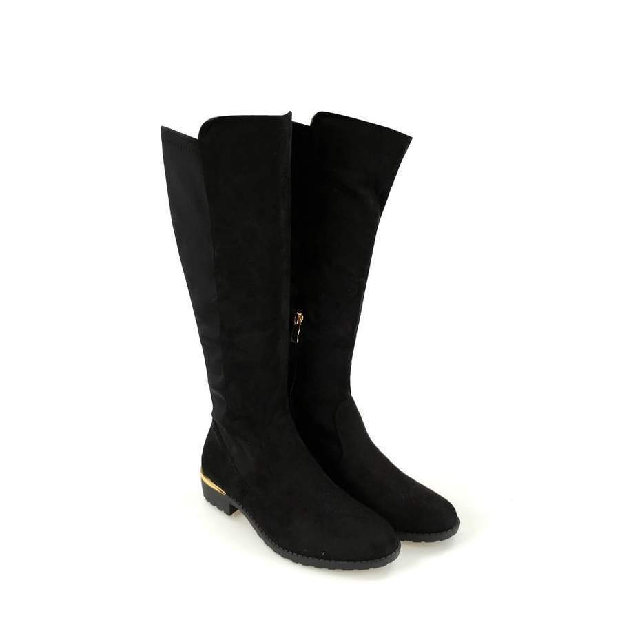 BLACK SUEDETTE