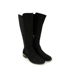 BLACK SUEDETTE