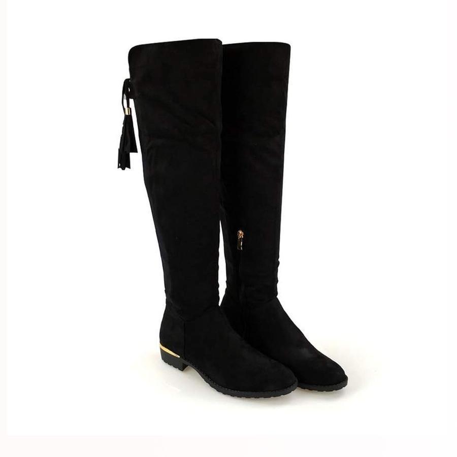 BLACK SUEDETTE