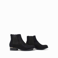BLACK SUEDETTE