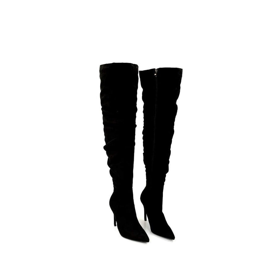 BLACK SUEDETTE