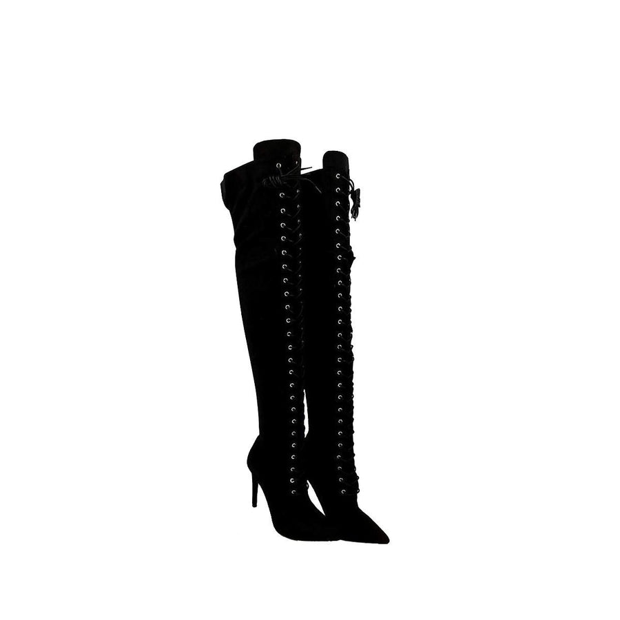 BLACK SUEDETTE