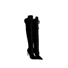 BLACK SUEDETTE