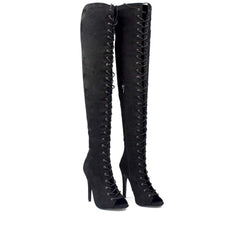 BLACK SUEDETTE