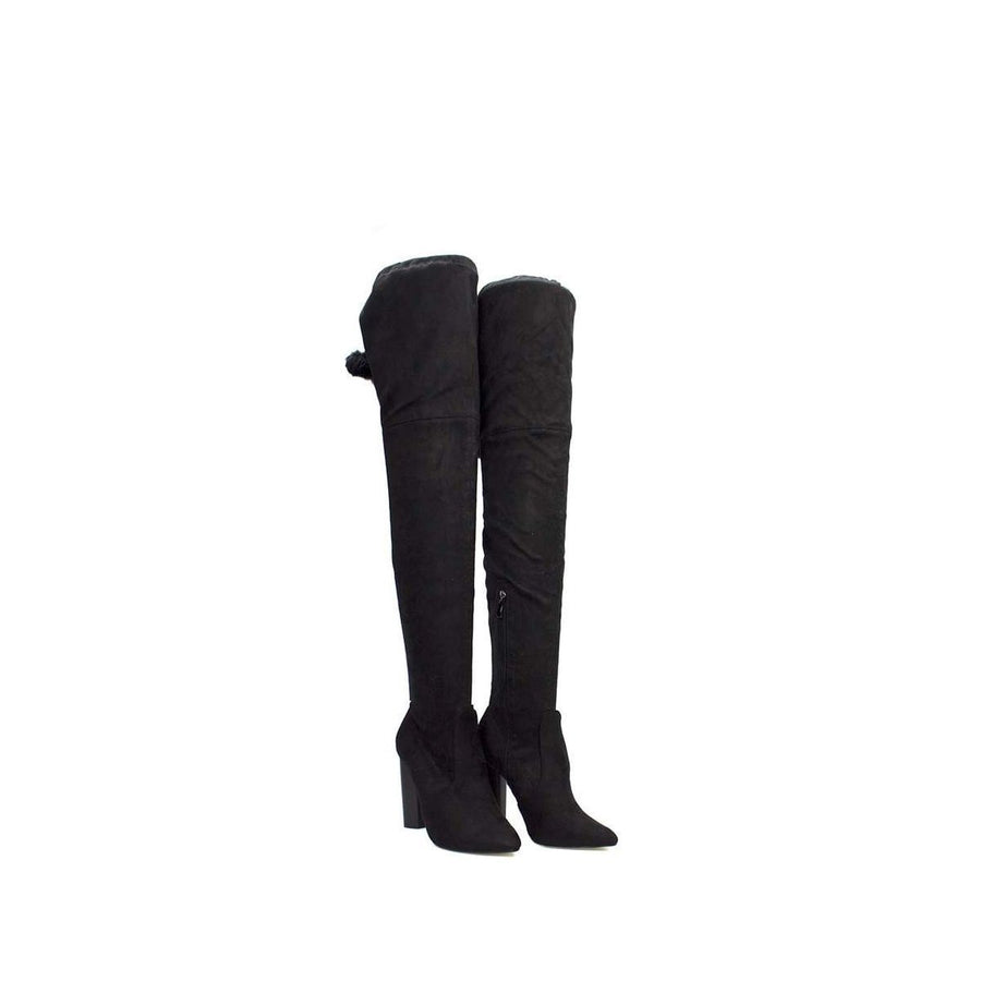 BLACK SUEDETTE