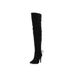 BLACK SUEDETTE