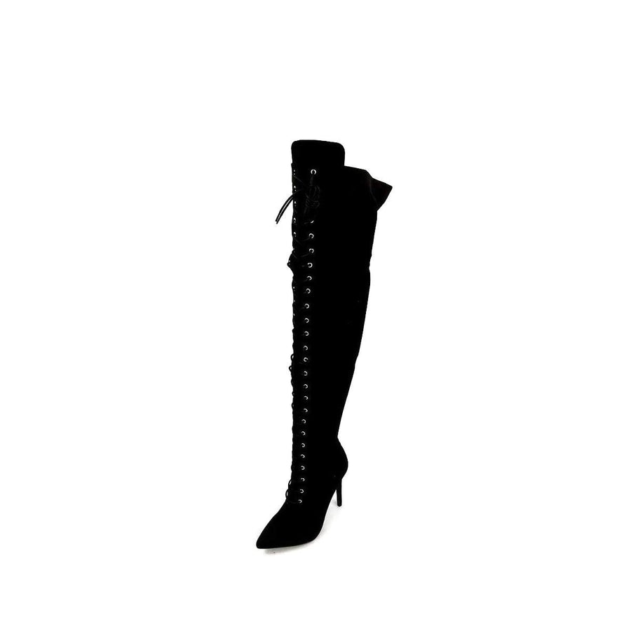 BLACK SUEDETTE