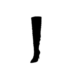 BLACK SUEDETTE