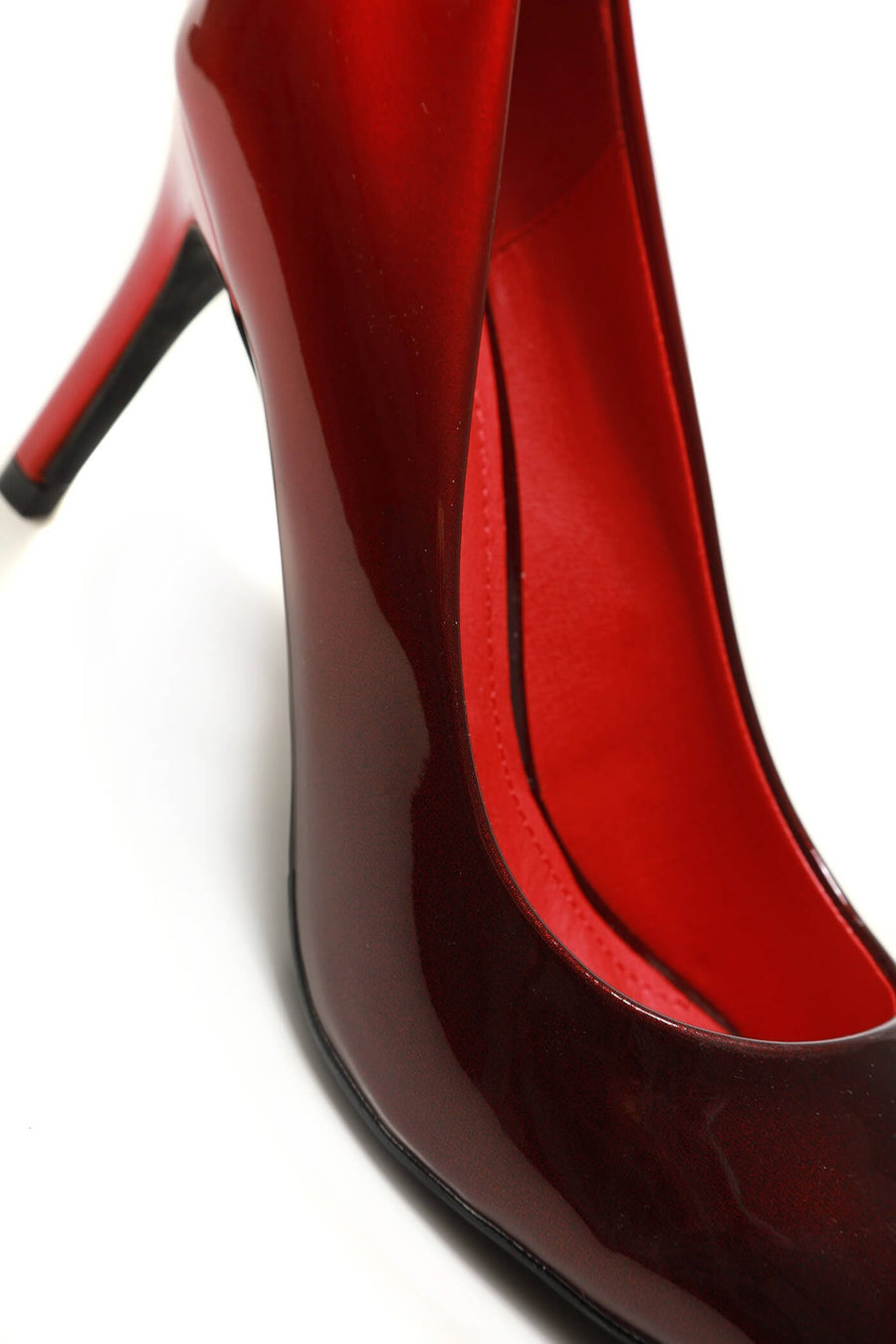 Alani 2 tone medium heel court shoe