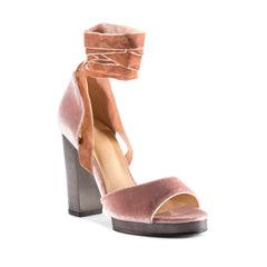 Christina block heel platform with bow