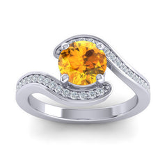 Citrine and Diamond