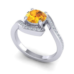Citrine and Diamond