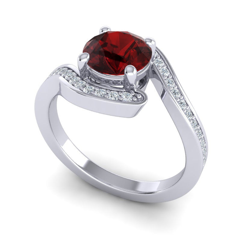 Garnet and Diamond