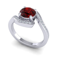 Garnet and Diamond