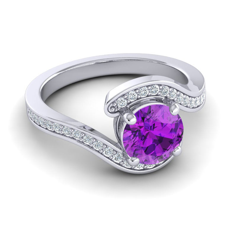Amethyst and Diamond