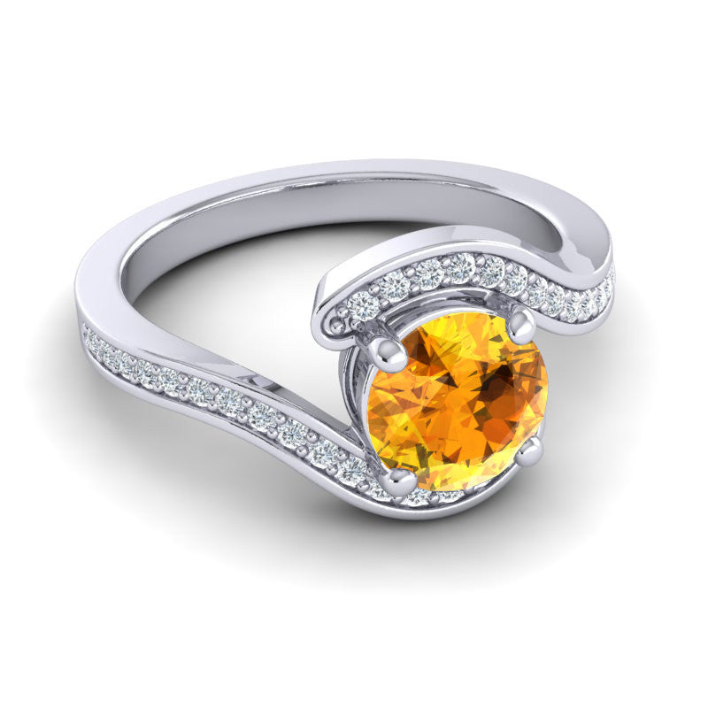 Citrine and Diamond