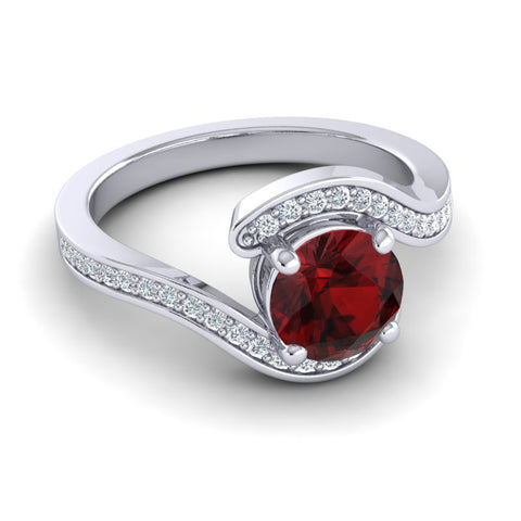 Garnet and Diamond