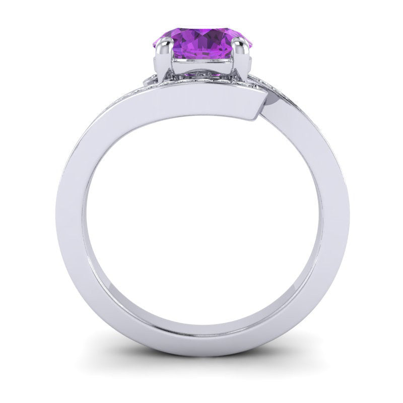 Amethyst and Diamond