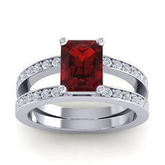 Garnet and Diamond