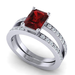 Garnet and Diamond