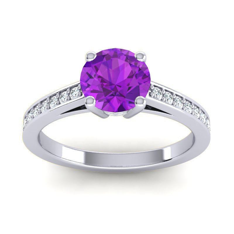 Amethyst and Diamond
