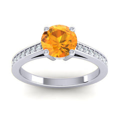 Citrine and Diamond