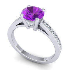 Amethyst and Diamond