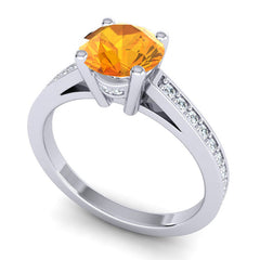 Citrine and Diamond
