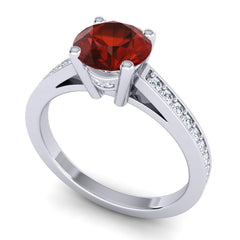Garnet and Diamond