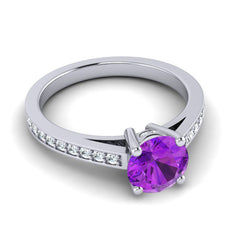 Amethyst and Diamond
