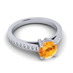 Citrine and Diamond