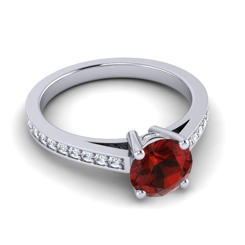 Garnet and Diamond