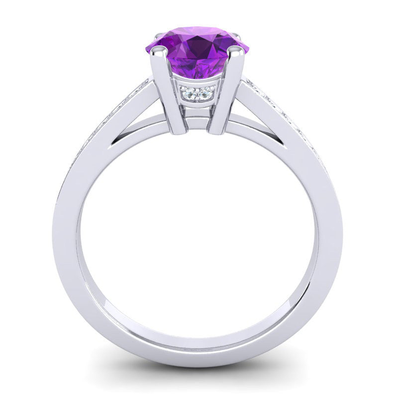Amethyst and Diamond