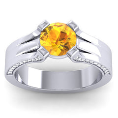 Citrine and Diamond