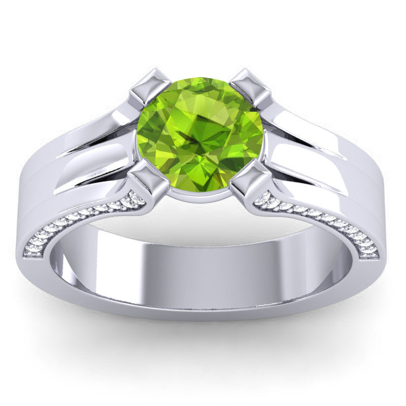 Peridot and Diamond