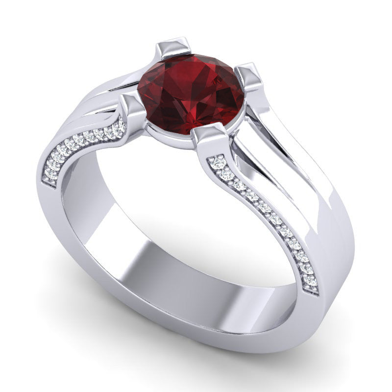 Garnet and Diamond