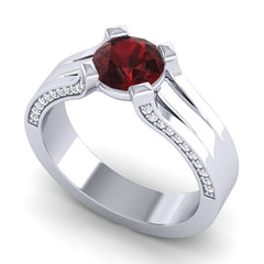 Garnet and Diamond