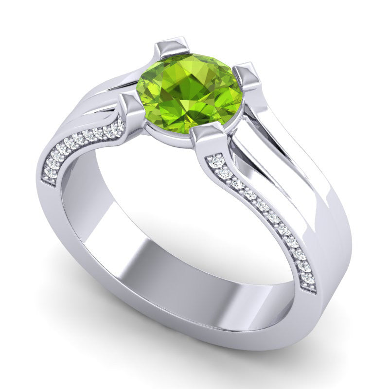 Peridot and Diamond