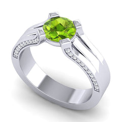Peridot and Diamond