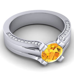 Citrine and Diamond