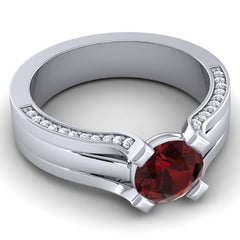 Garnet and Diamond