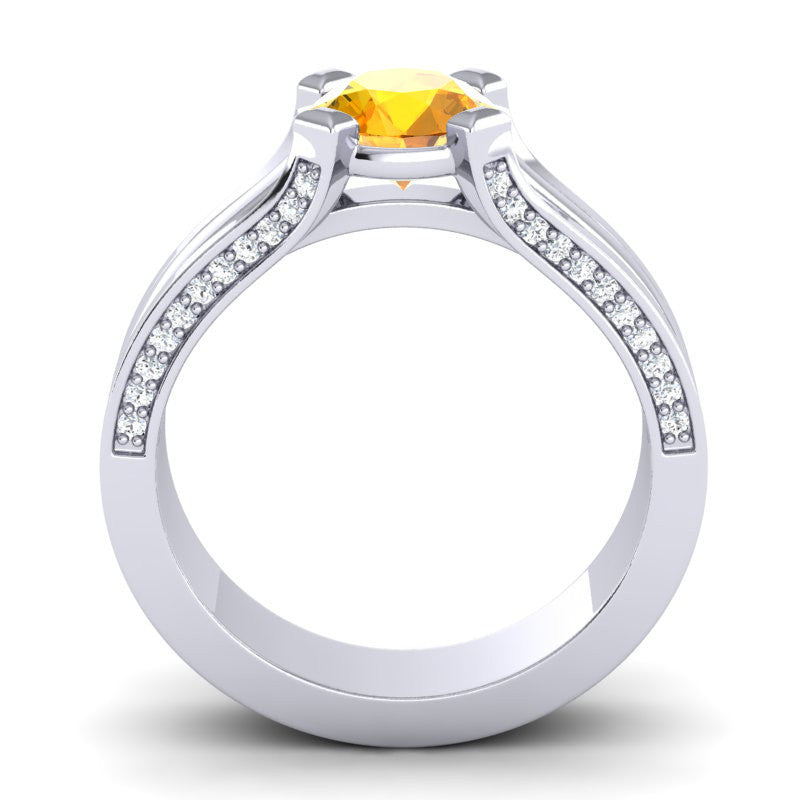 Citrine and Diamond