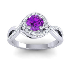 Amethyst and Diamond