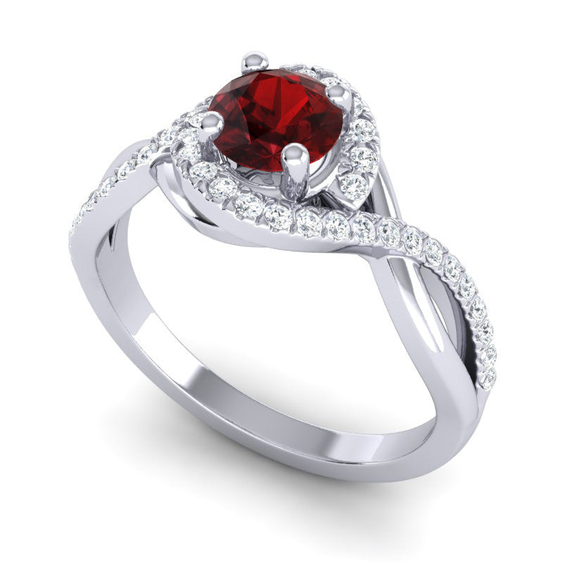 Garnet and Diamond