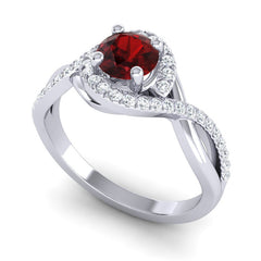 Garnet and Diamond