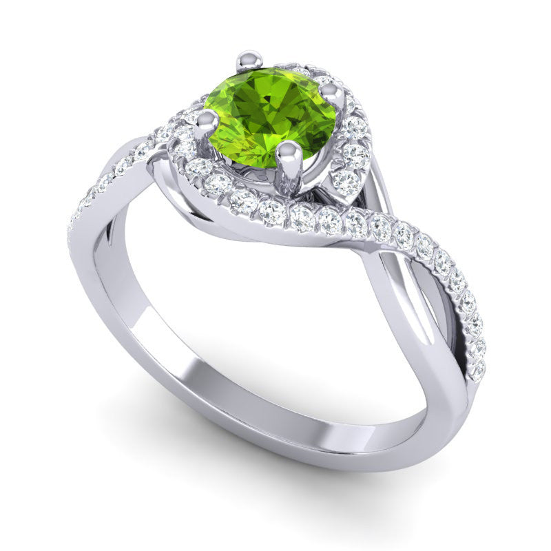 Peridot and Diamond
