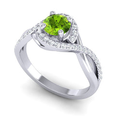 Peridot and Diamond