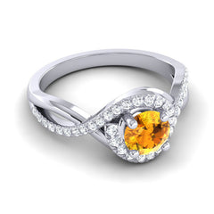Citrine and Diamond
