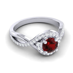 Garnet and Diamond