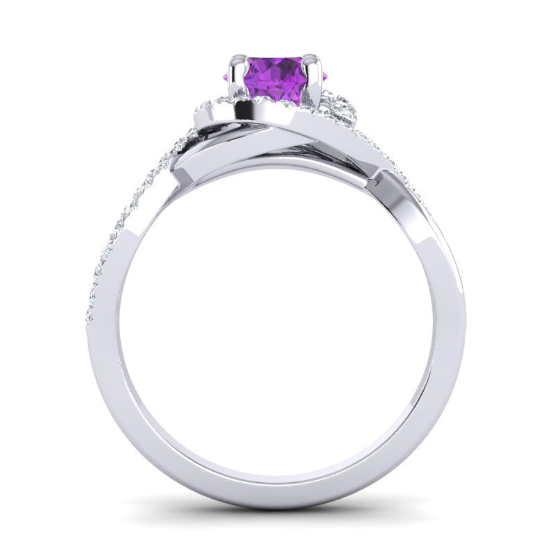 Amethyst and Diamond